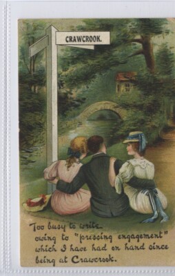 (KLj8367) Too Busy To Write, At CRAWBROOK, Gateshead 1911