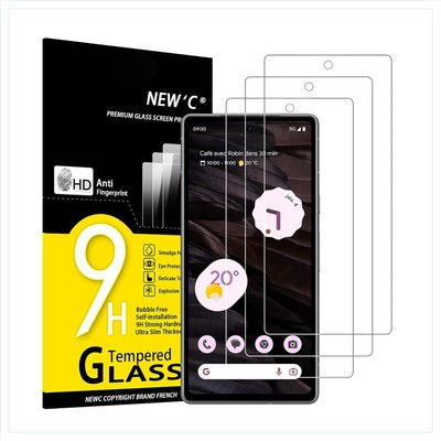 Displayschutzfolie Glas 3 Stück 9H Kratzfest Ultra-klar Wasserabweisend