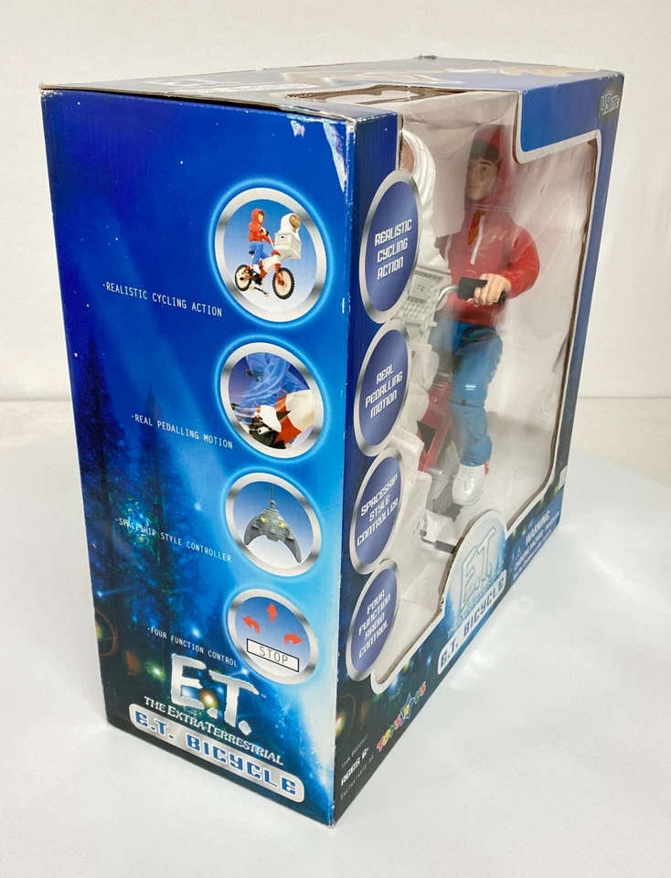 NEW IN BOX Toys-R-Us Exclusive Extra Terrestrial E.T. BICYCLE Remote Control R/C - Image 2 of 4