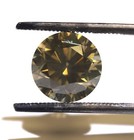 GIA loose certified 3.02ct I1 Natural Fancy Yellow Brown brilliant diamond — photo 5