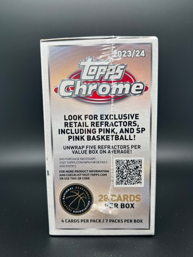 2023-24 Topps Cromo Baloncesto Blaster Value Box NUEVO SELLADO - Imagen 3 de 4