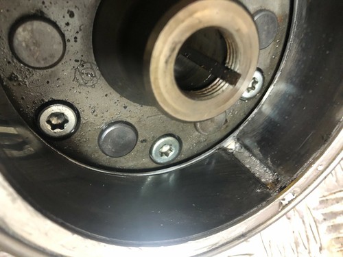 HONDA CBX250RS GENERATOR ROTOR CBX250 STARTER CLUTCH ALTERNATOR ROTOR MAGNETS - Picture 7 of 12
