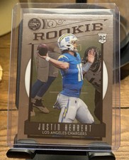 2020 Panini Chronicles Justin Herbert Legacy Update Silver Prizm Rookie #203