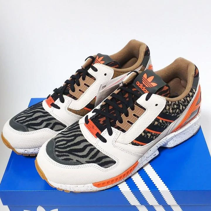 atmos × Adidas Originals ZX 8000 Crazy Animal Pattern Size US 10.0 FY5246