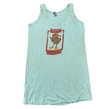 Vintage 80s B Potato Single Stitch Tank Dress Nightgown Women's XL