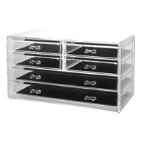 Deluxe 6-drawer Jewelry Chest Or Cosmetic Organizer With Removable Drawers And L on sale Deluxe 6-drawer Jewelry Chest Or Cosmetic Organizer With Removable Drawers And L on sale
