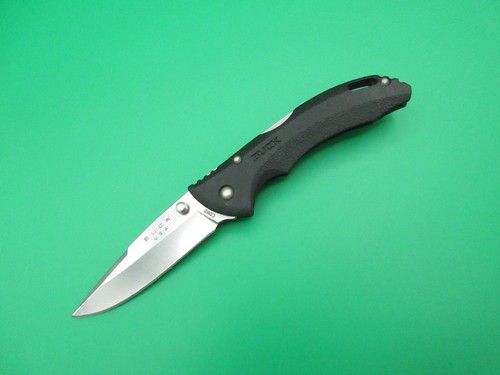 Buck 285 Bantam Mid Lock Black Plain Edge Folding Pocket Knife USA