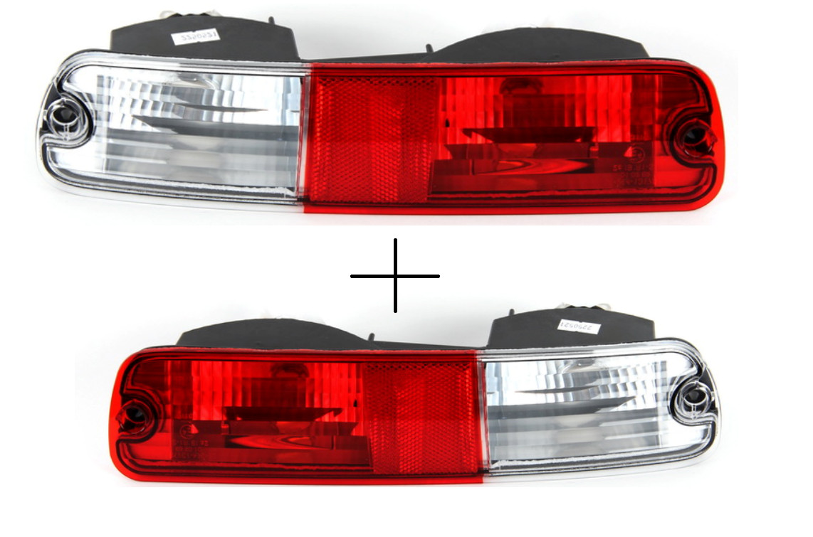 Feu arriere de remplacement pour reparer la signalisation cassee de Pajero 3 kit complet