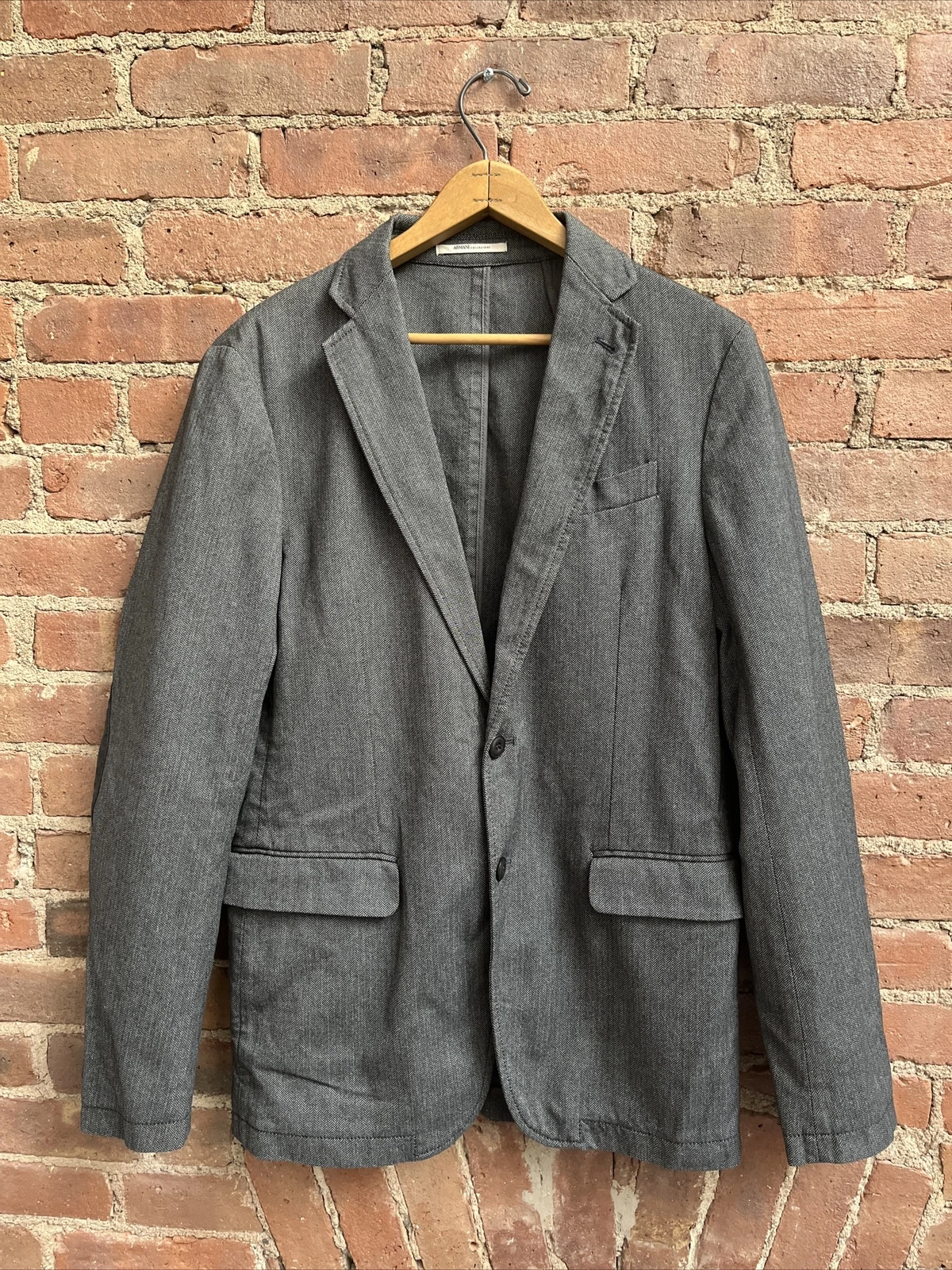 Giorgio Armani — Giorgio Armani Collezioni Men’s Unstructured Jacket, Sz 48 IT 38 US, Italy