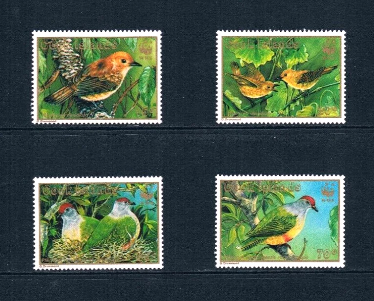 $15.15 Scott Value - 1989 COOK ISL. Birds Pacific Ocean Wildlife CV MNH NH UMM - Image 3 of 4