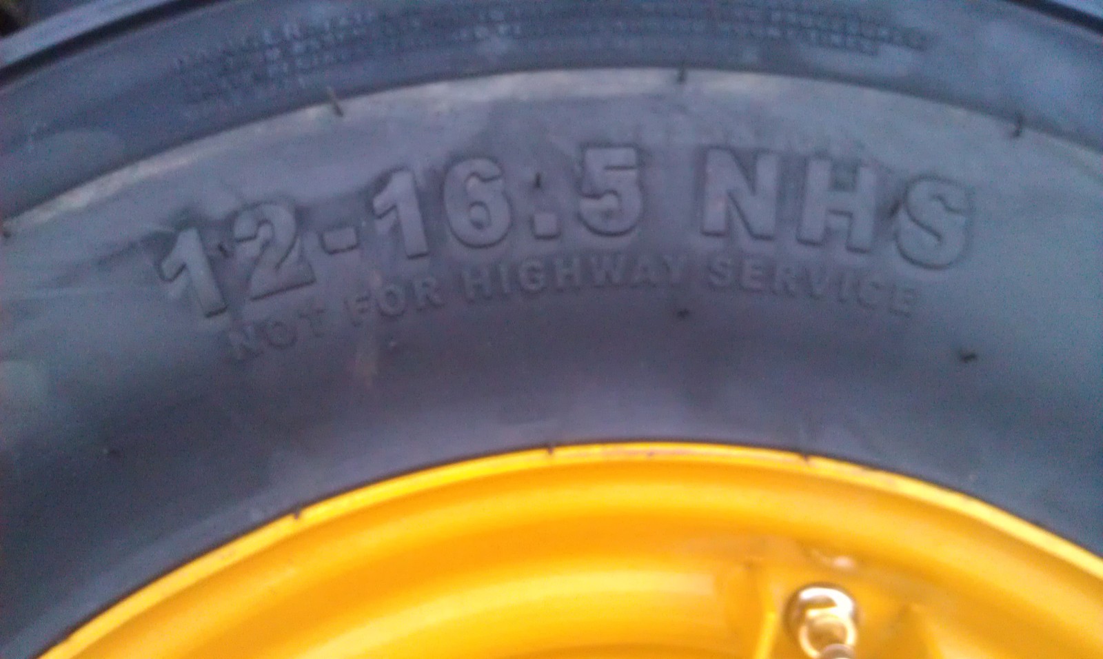 4 NEW 1216.5 Carlisle Guard Dog Tires & Rims for New Holland12X16.5