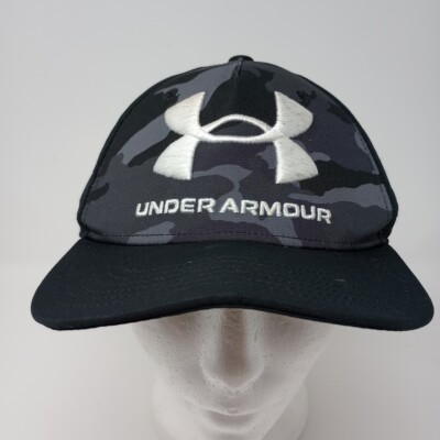 Under Armour Logo Black Camo Camouflage Youth Adjustable Baseball