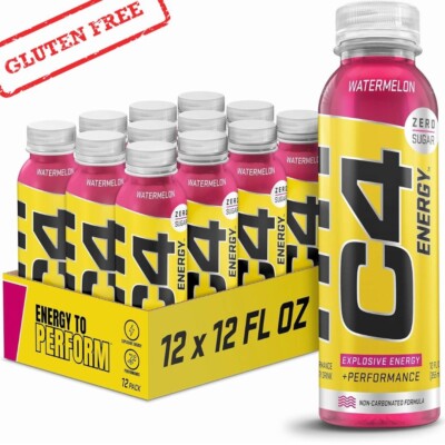 C4 Energy Non-Carbonated Zero Sugar Energy Drink, Pre Workout Drink+Beta Alanine