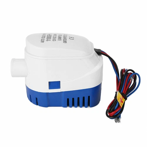 12V 1100GPH Automatic Submersible Boat Bilge Water Pump With Auto Float Switch - Bild 10 von 11