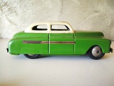 Antiguo coche de policía de hojalata de Rico con fricción