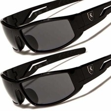 2 Pairs Dark Black Lens Golf Driving Biker Mens Fashion Stylish Sport Sunglasses