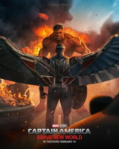 Captain America Brave New World 2025 Poster