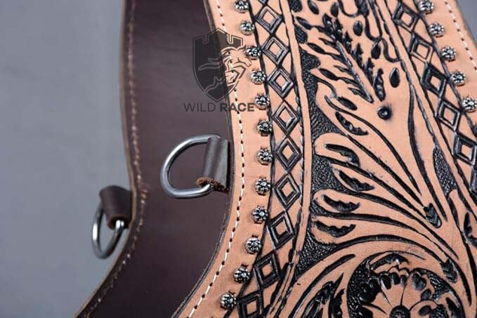 Sacoche De Selle Western Cuir Véritable – WILD RACE, Sacoches Cheval, Randonnée