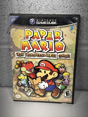 Paper Mario The Thousand Year Door GameCube CIB w/MANUAL