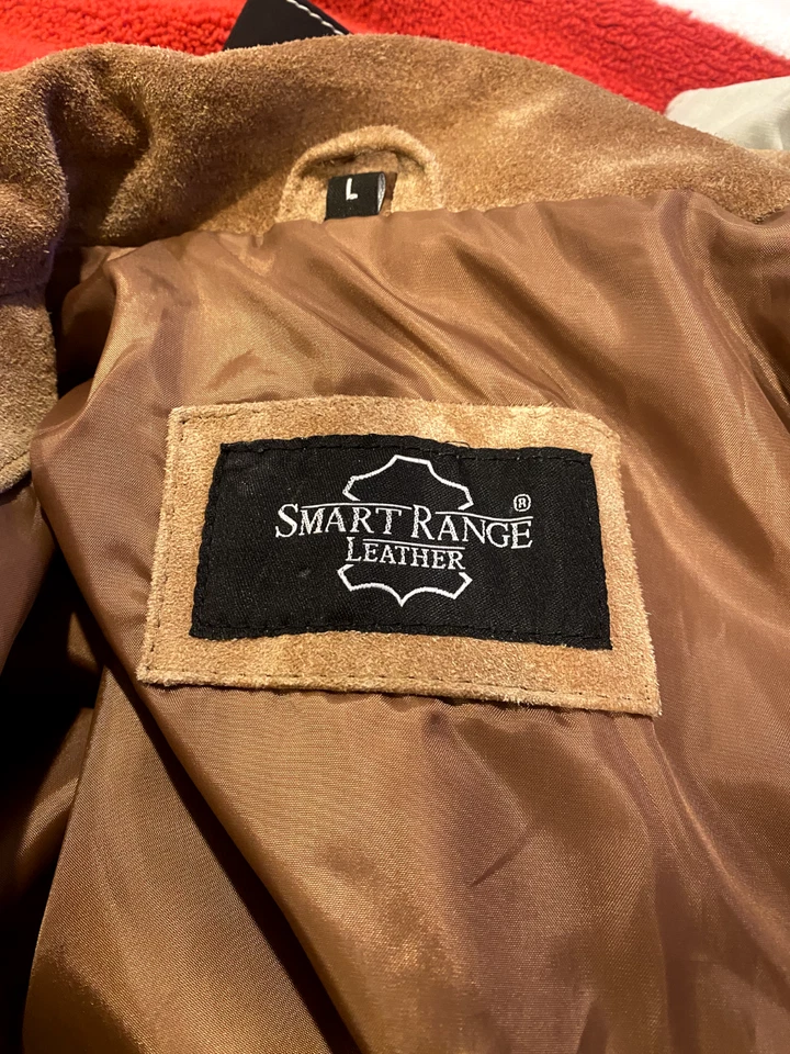 Smart Range Mens Suede Jacket Camel sz L - Image 3 of 3