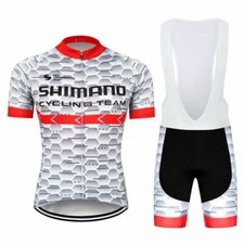 Radtrikot Set Herren Rennrad Shirt Trägerhose MTB Maillot Kits Bekleidung