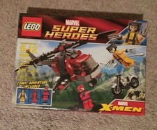 lego wolverine chopper showdown 6866