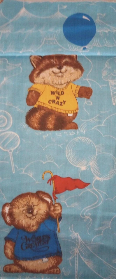 camisa cuentos gopher tela divertida mayor salvaje 'n crazy pieza 17 por 6 pulgadas nuevo Foto 2 de 2