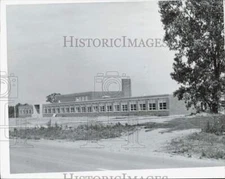1957 Press Photo John Dewey School on Emery Road in Warrensville Heights