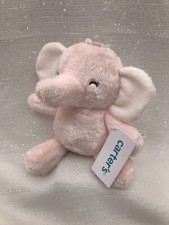 Carters Plush PINK ELEPHANT Toy Lovey Security Baby Girl 68092 New