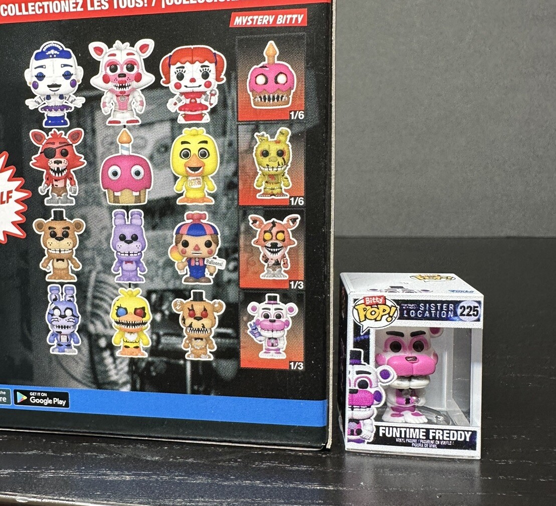 Funko Bitty POP! ファイブ・ナイツ・アット・フレディーズ Funko Bitty POP, FNAF Freddy 4PK, Licensed Product, Ages 8+