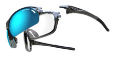 Tifosi Launch F.H. Glasses Gloss Black w/ Clarion Blue, AC Red, Clear Lenses