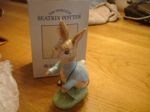 ROYAL ALBERT LARGE SIZE BEATRIX POTTER FIGURINE PETER RABBIT 100TH ANNIV. BNIB | eBay