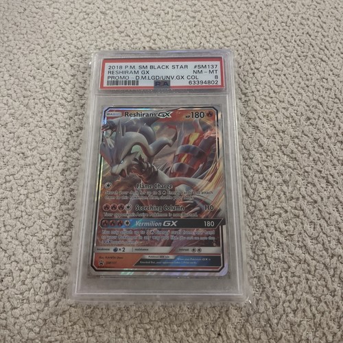 Reshiram-GX graded PSA 8 for sale on eBay