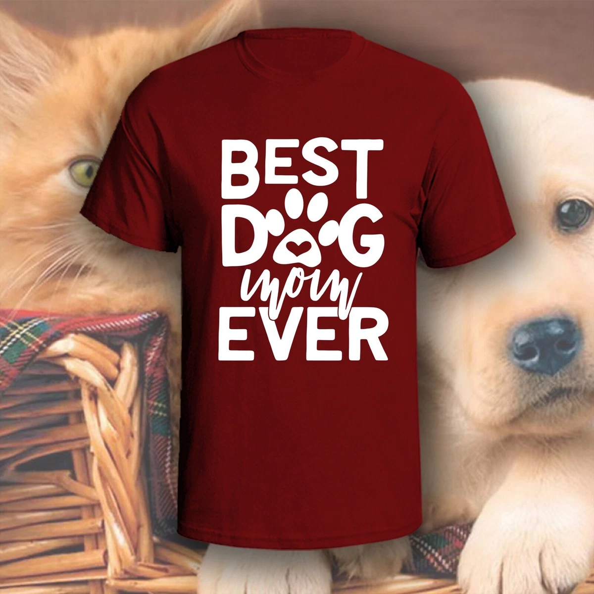 Dog and best sale cat mom shirt