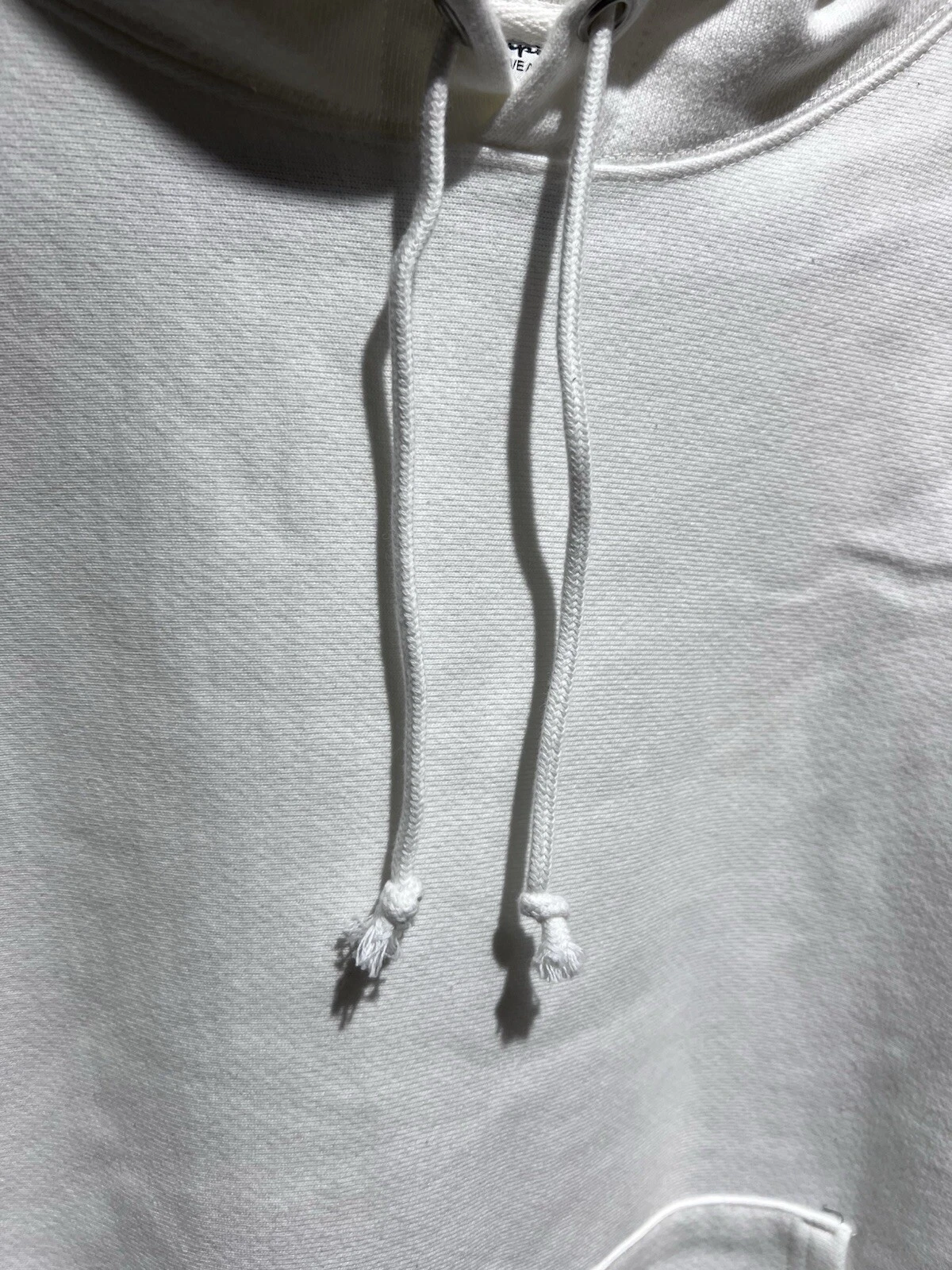 OFF WHITE Felpa con cappuccio oversize Large Champion REVERSE WEAVE® Off White Essentials vuota