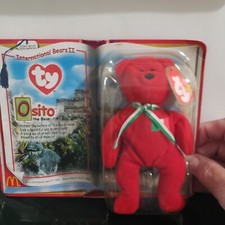 1999 TY McDonalds Osito the Bear Teenie Baby - International Bears II