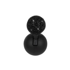 Bling Car Push Starter Button Cover, Rhinestone Auto Engine Joystick Black