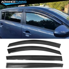 Fits 11-16 Kia Sportage 4-Door Acrylic Smoke Window Visors Sun Rain Guard 4PCS