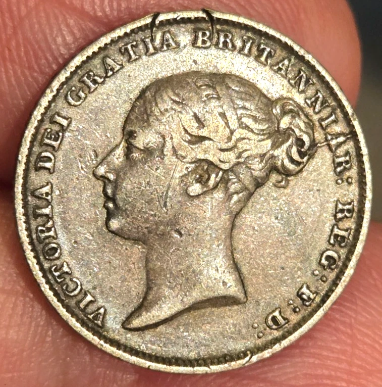 银色1845 年英国sixpences | eBay