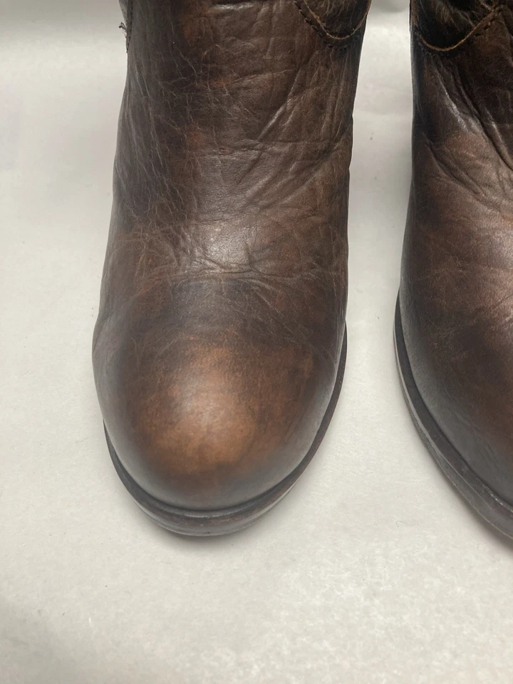 Botas de tornozelo femininas CORRAL Rosalie Indie Spirit zíper lateral tamanho 8 M - Imagem 3 de 4