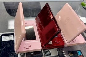 Nintendo 3DS/ 2x Ds Lite USA Metallic Red Parts Repair Reads (Games Port Issue)
