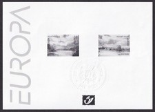 Belgium #1734-35 Yvert 2815/16 1999 proof sheet Europa CEPT paintings