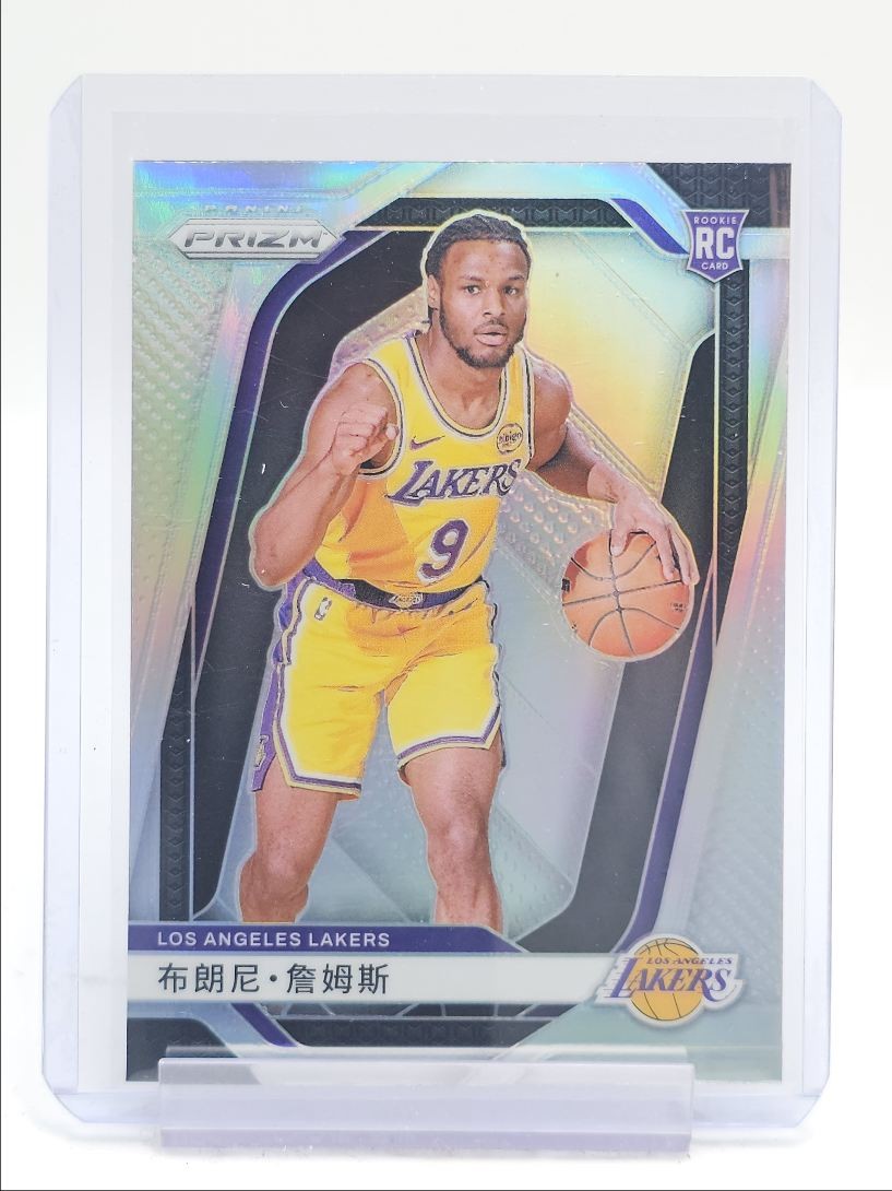 BRONNY JAMES JR. 2024-25 PRIZM ROOKIE CHINA VARIATION SILVER #243 RC Q4370