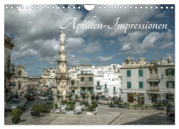 Apulien – Impressionen (Wandkalender 2026 Din A4 Quer), Calvendo Monatskalender-image