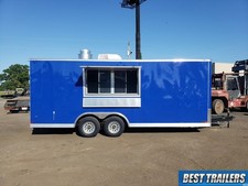 2024 enclosed concession vending trailer food truck 8 x 20 8.5 x 20 sinks hood
