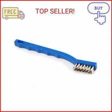 Forney 70488 Wire Brush, Stainless Steel with Plastic Handle, 7-1/4-Inch-by-.006