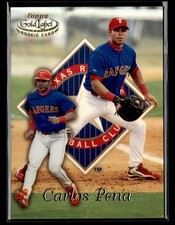 1999 Topps Gold Label #90 Carlos Pena Rookie Card Texas Rangers. rookie card picture