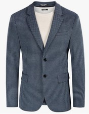 2xl Paul Jones Men' Herringbone Blazer Jacket Lightweight Casual Knit Sport Coat