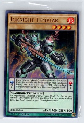 2016 Mega-Tins Mega Pack #MP16-EN066 Igknight Templar