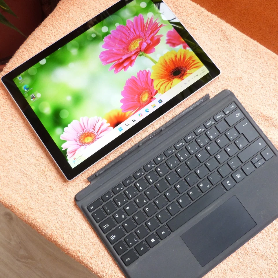 XL SET PINK Surface Pro 5 POWER 128GB Convertible 12 Zoll 2K TOUCH Windows 11 - Bild 2 von 4